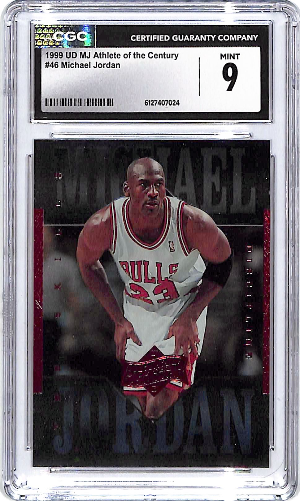 1999 UD MJ Athlete of the Century Michael Jordan #46 CGC 9 Bulls