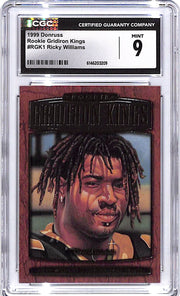1999 Donruss Ricky Williams Rookie Gridiron Kings /5000 CGC 9 Saints