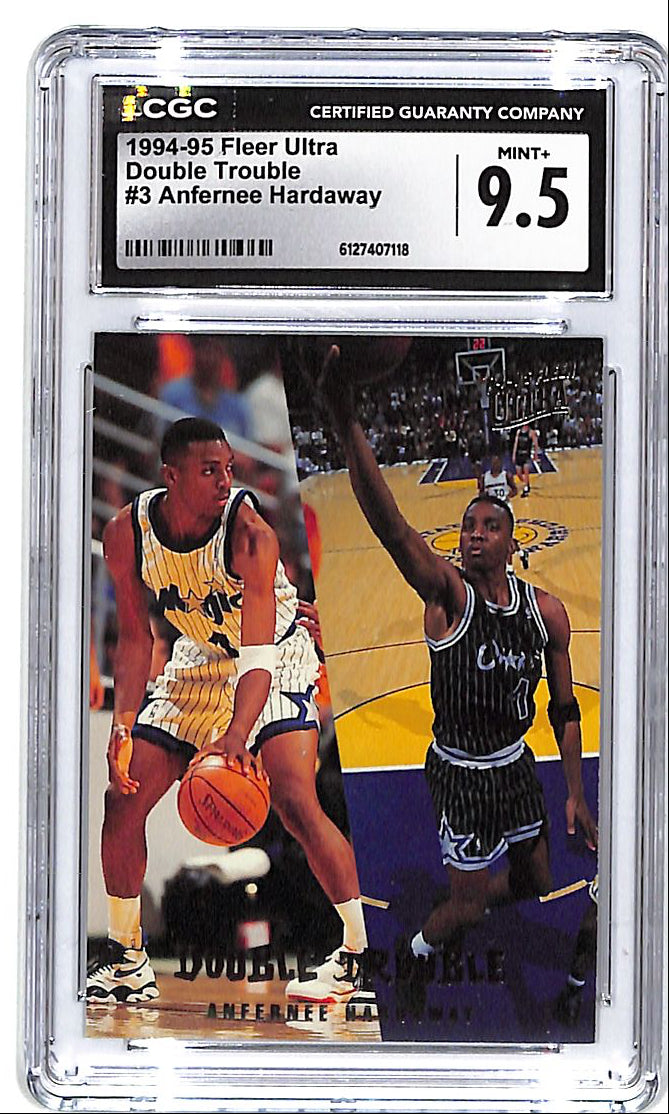 1994-95 Fleer Ultra Anfernee Hardaway Double Trouble #3 CGC 9.5 Magic