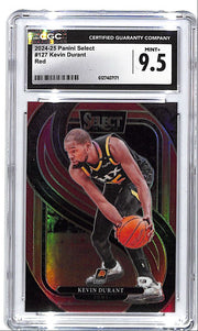 2024-25 Select Kevin Durant Red /199 CGC 9.5 Suns