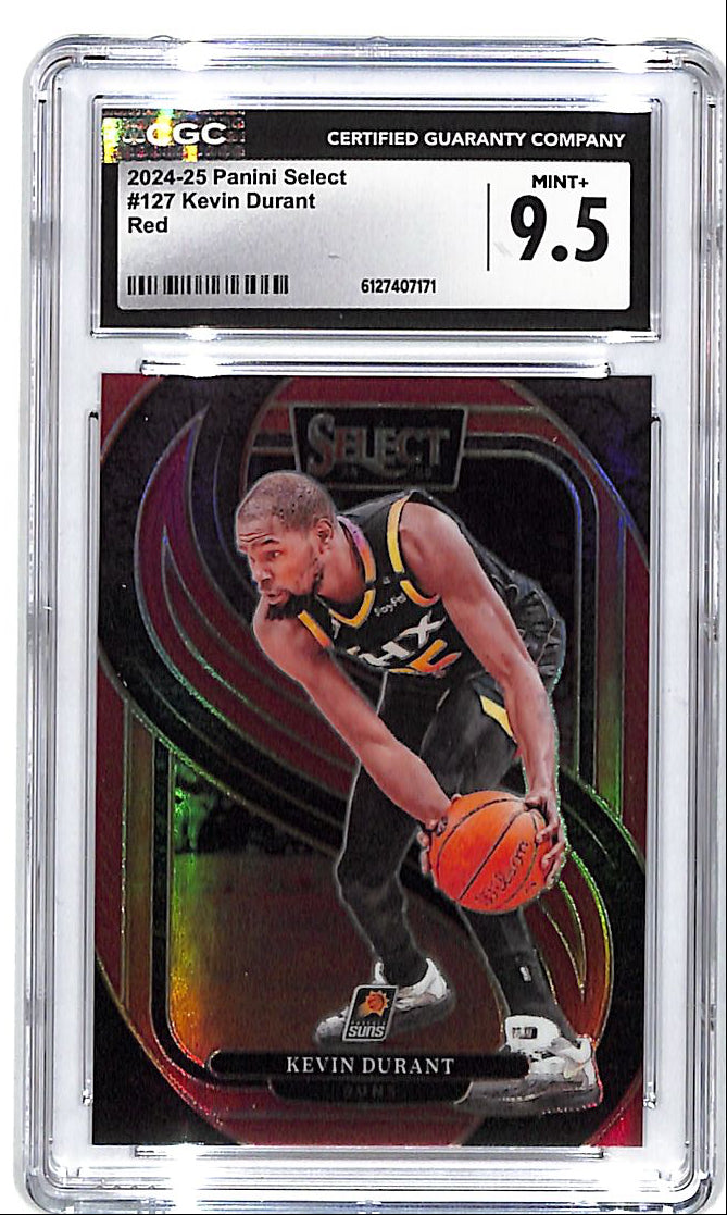 2024-25 Select Kevin Durant Red /199 CGC 9.5 Suns