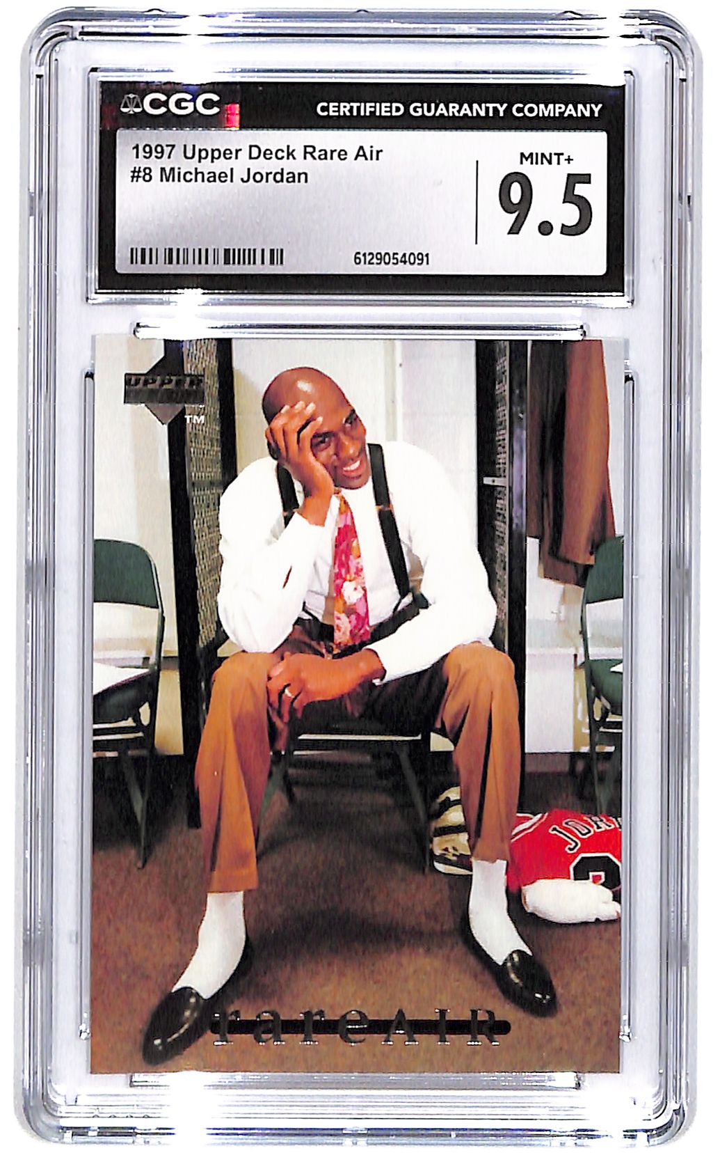 1997 Michael Jordan Upper Deck Rare Air #8 CGC Mint Plus 9.5