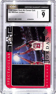 1998 Upper Deck Michael Jordan Career Collection #22 CGC 9 Bulls