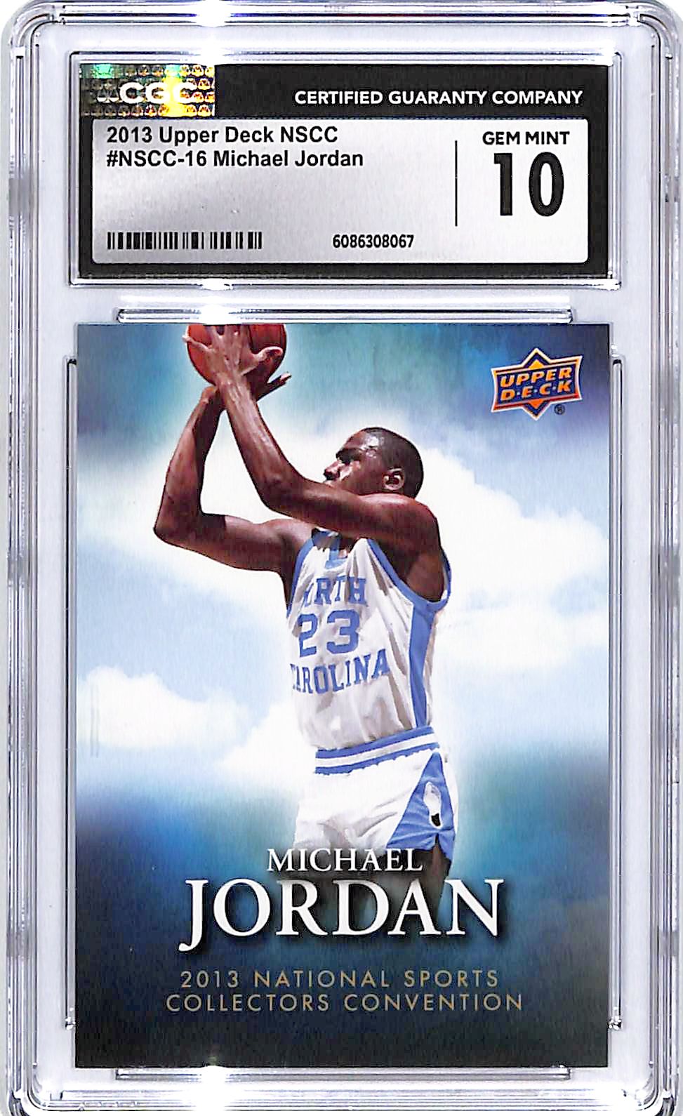 2013 Upper Deck National Conventionn Michael Jordan CGC 10 UNC