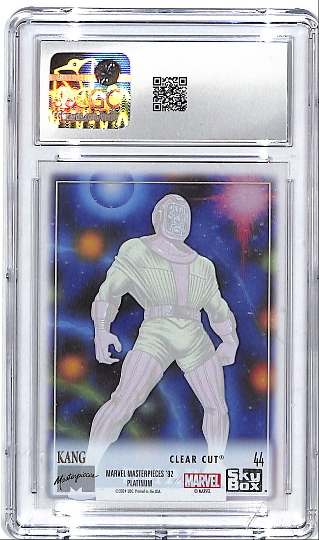 2024 Upper Deck Marvel Masterpieces 92 Kang Clear Cut #44 CGC 9.5