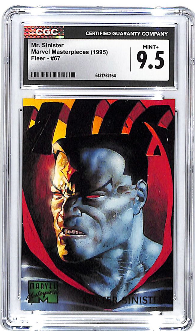 1995 Fleer Marvel Masterpieces Mr Sinister #67 CGC 9.5