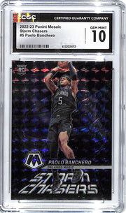2022-23 Mosaic Paolo Banchero Storm Chasers Rookie RC #5 CGC 10 Magic