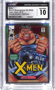 2024 Blob Upper Deck Marvel Masterpieces '92 Varient Covers Rainbow CGC Gem 10