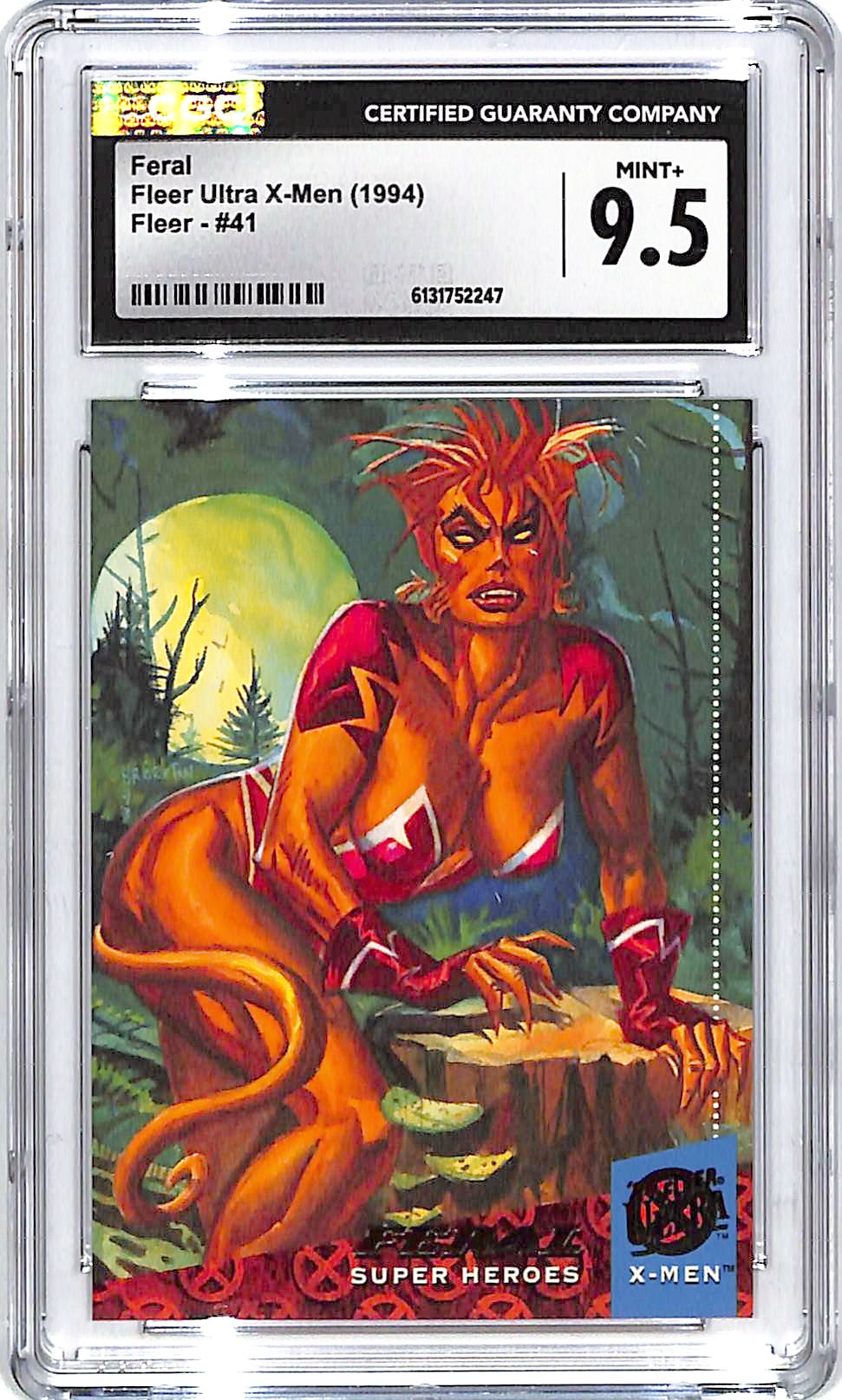 1994 Fleer Ultra X-Men Feral #41 CGC 9.5