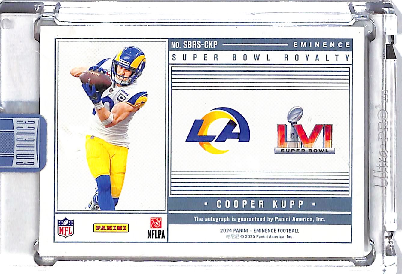 2024 Eminence Cooper Kupp Auto Autograph Super Bowl Royalty Silver Bar /10 Rams