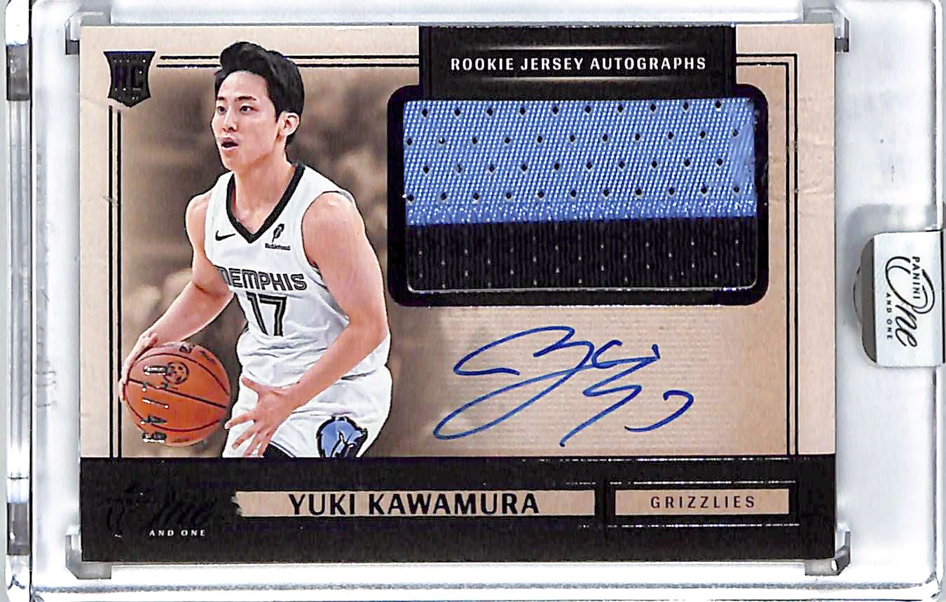 2024-25 Panini One and One Yuki Kawamura Auto Autograph Rookie RC Patch /49
