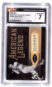 2008 SPx Babe Ruth American Legend Relic 1/1 CGC 7 Yankees