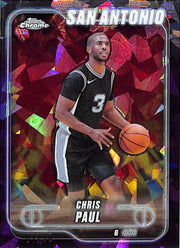 2024-25 Topps Chrome Sapphire Chris Paul Purple Refractor /10 Spurs