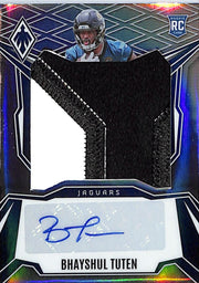2025 Phoenix Bhayshul Tuten Auto Autograph Rookie RC Patch Jersey Jaguars /149 RPA