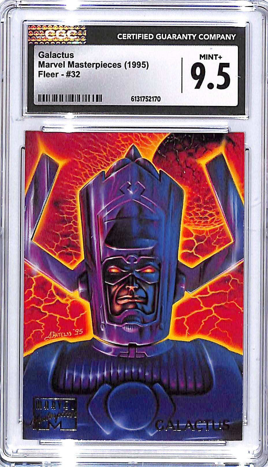 1995 Fleer Marvel Masterpieces Galactus #32 CGC 9.5