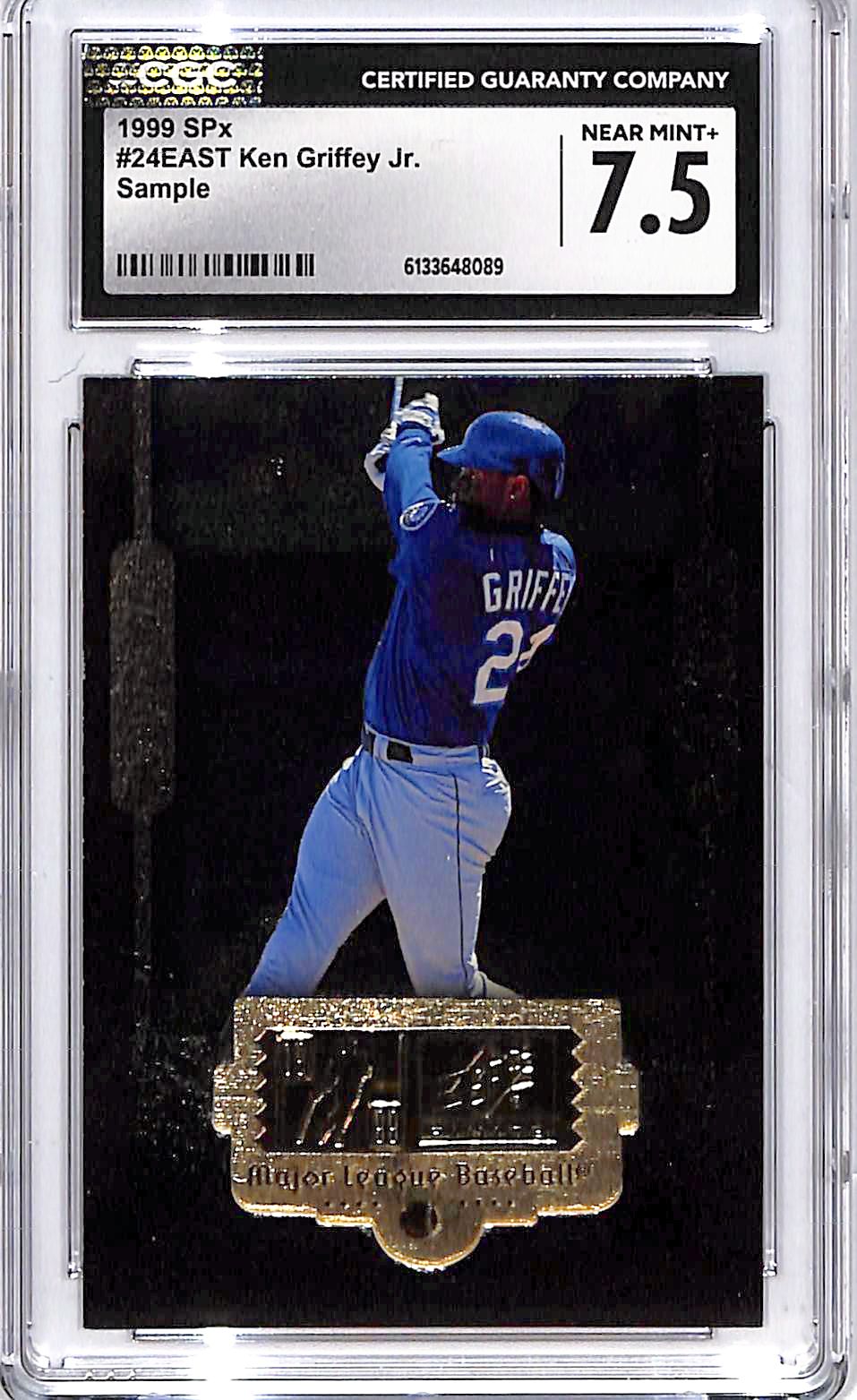 1999 SPx Ken Griffey Jr Sample CGC 7.5 Mariners