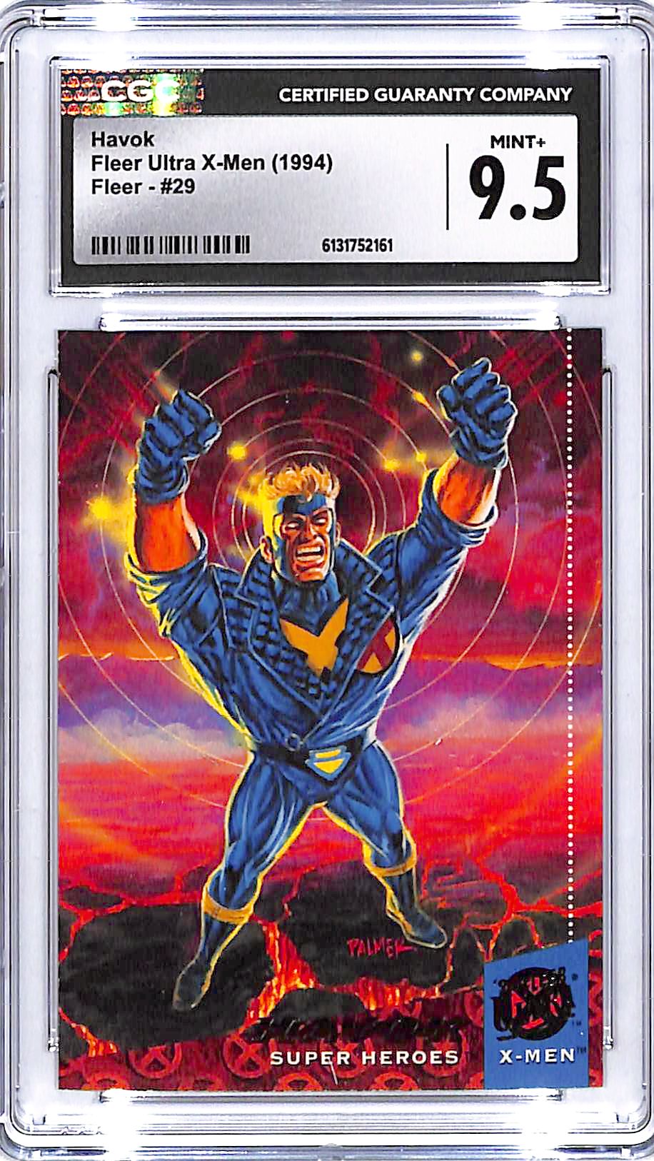 1994 Fleer Ultra X-Men Havok #29 CGC 9.5