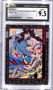 1992 Skybox Doomsday The Death of Superman Last Words #87 CGC 9.5