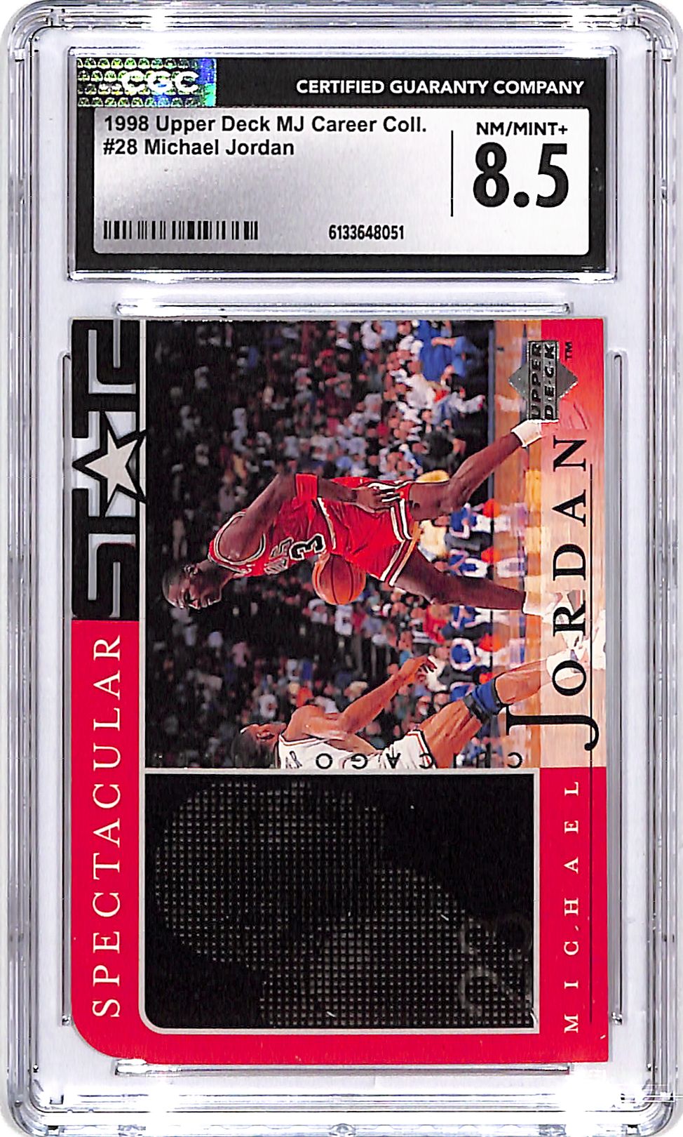 1998 Upper Deck Michael Jordan Career Collection #28 CGC 8.5 Bulls