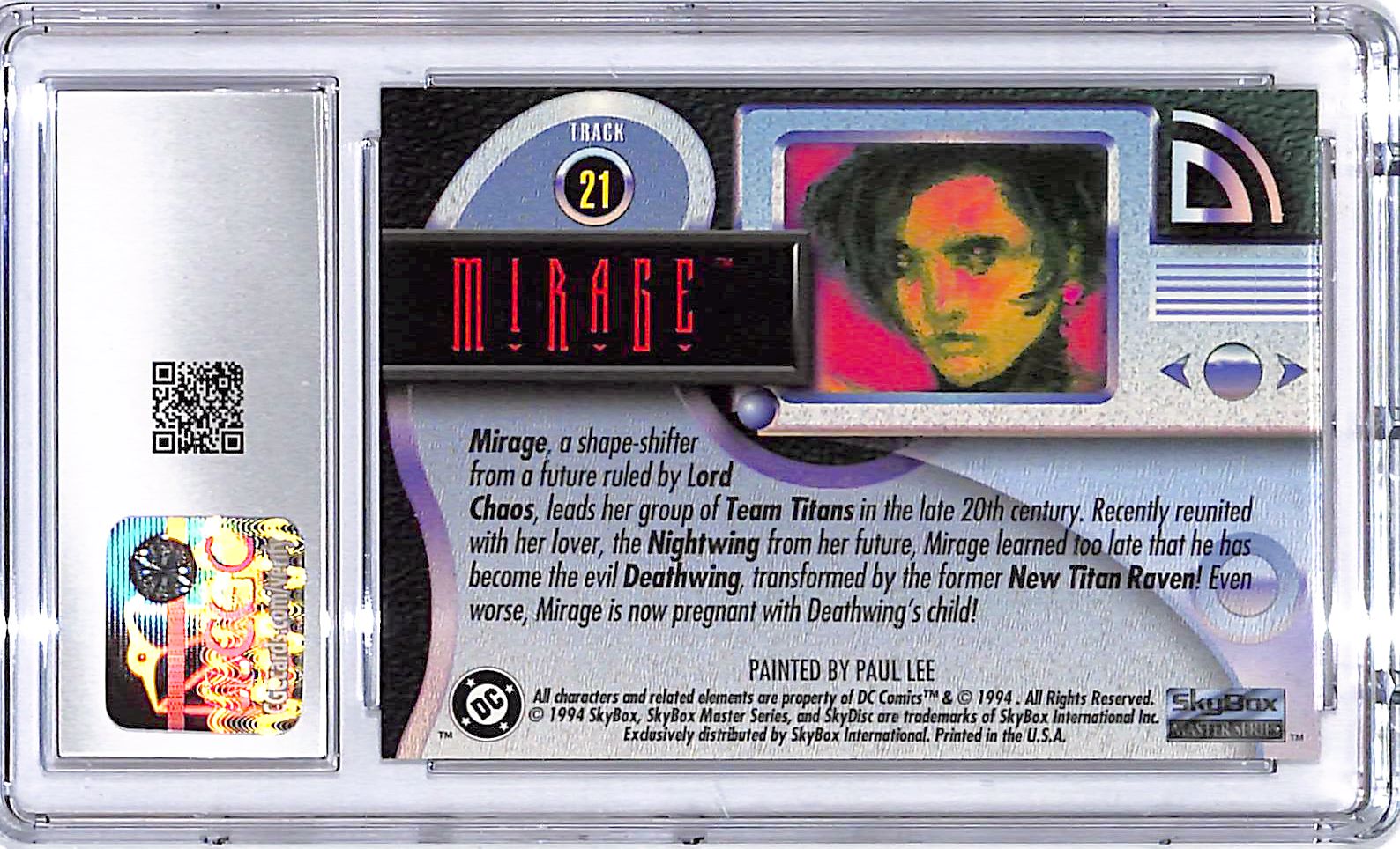 1994 Skybox DC Master Series Mirage #21 CGC 9.5