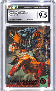 1994 Fleer Ultra X-Men Wolverine vs Cable #145 CGC 9.5