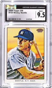 2009 Topps 206 Mickey Mantle CGC 9.5 #154 Yankees