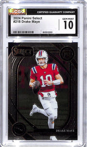 2024 Select Drake Maye Rookie RC #218 CGC 10 Patriots