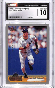 1999 Topps Opening Day Derek Jeter #48 CGC 10 Yankees