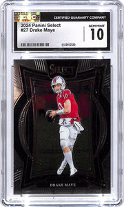 2024 Select Drake Maye Rookie RC #27 CGC 10 Patriots