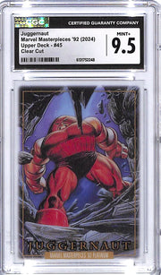 2024 Upper Deck Marvel Masterpieces 92 Juggernaut Clear Cut CGC 9.5