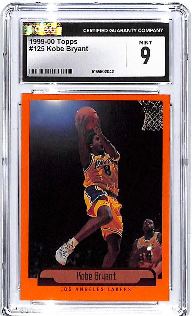 1999-00 Topps Kobe Bryant #125 CGC 9 Lakers