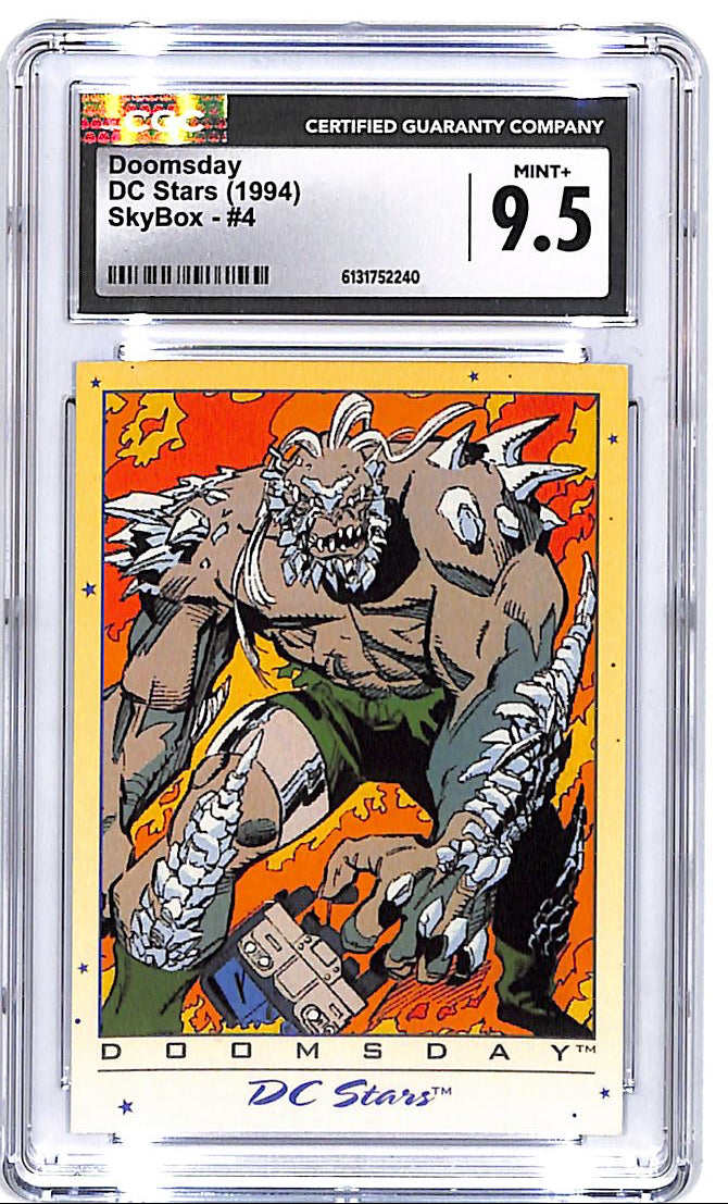1994 Skybox DC Stars Doomsday #4 CGC 9.5