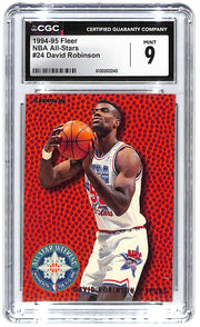 1994-95 David Robinson Fleer NBA All-Stars #24 CGC Mint 9