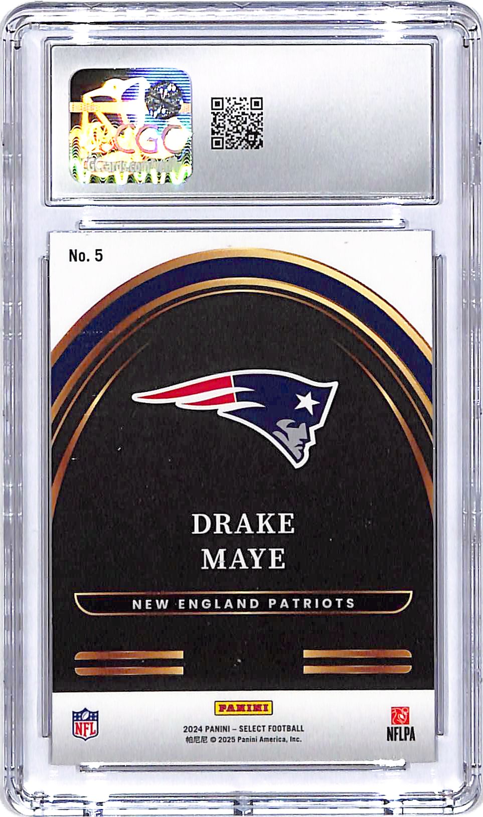 2024 Select Drake Maye Rookie RC Future #5 CGC 9.5 Patriots