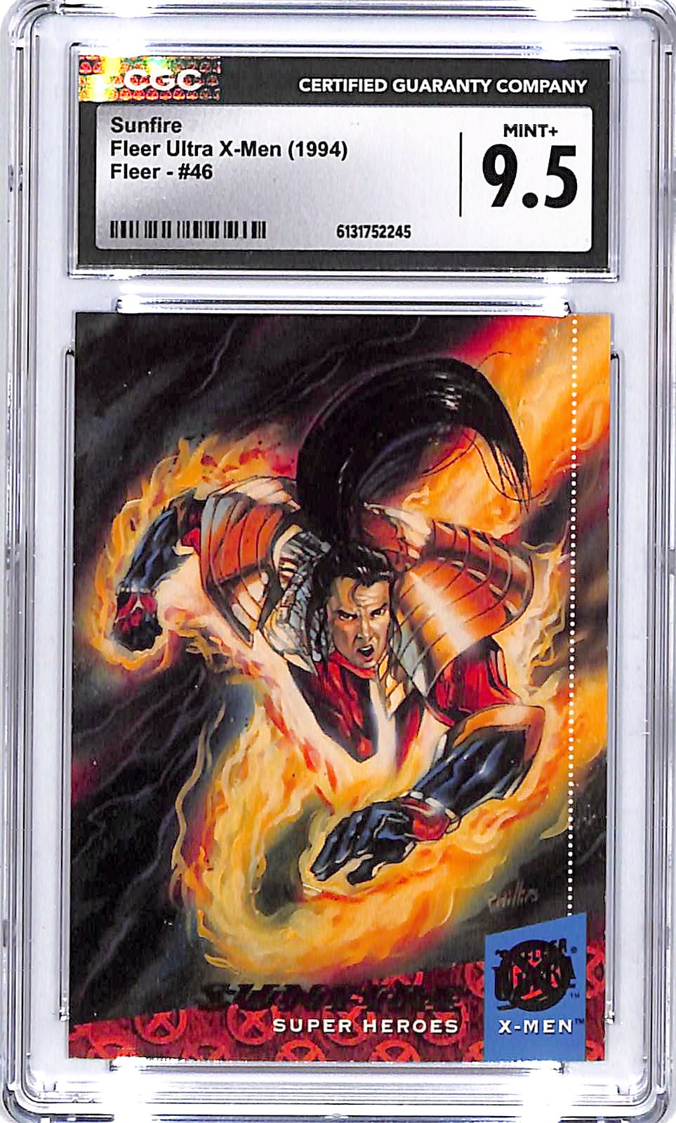 1994 Fleer Ultra X-Men Sunfire #46 CGC 9.5