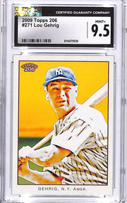 2009 Topps 206 Lou Gehrig #271 CGC 9.5 Yankees