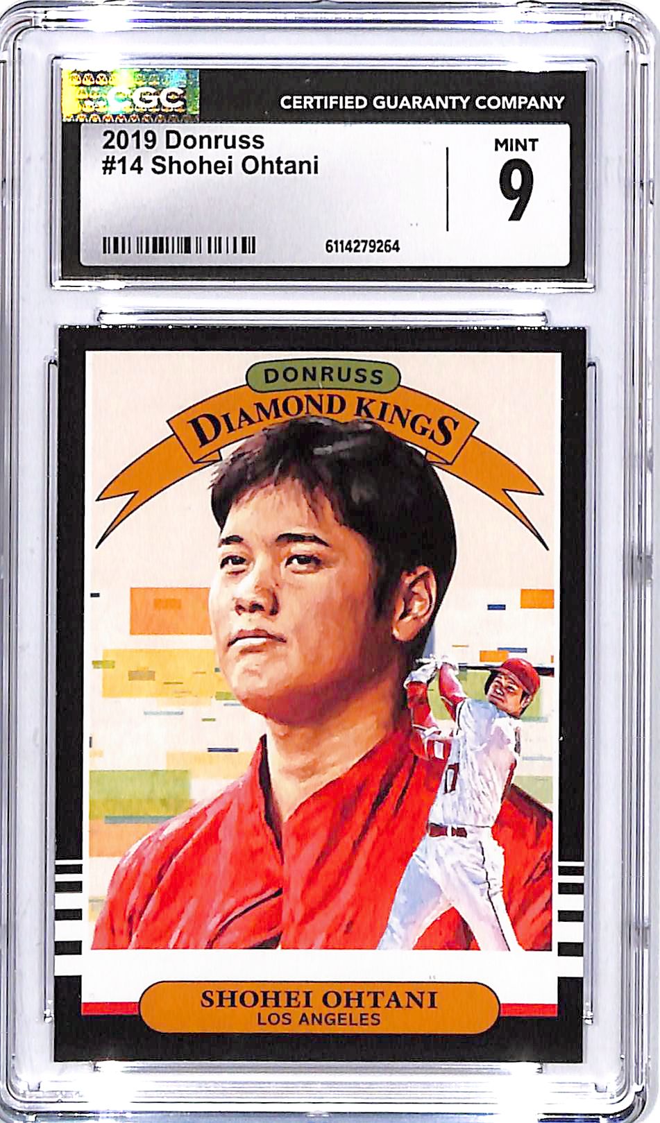 2019 Donruss Shohei Ohtani #14 Diamond Kings CGC 9 Angels