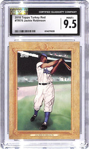 2010 Topps Turkey Red Jackie Robinson CGC 9.5 Dodgers