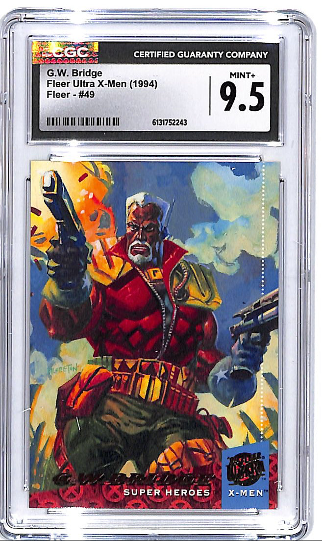 1994 Fleer Ultra X-Men GW Bridge #49 CGC 9.5