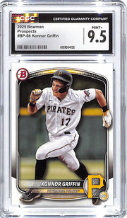 2025 Bowman Konnor Griffin Prospects BP-86 CGC 9.5 Mint Plus Rookie RC