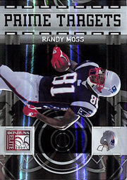 2009 Donruss Elite Randy Moss Prime Targets /399 Patriots