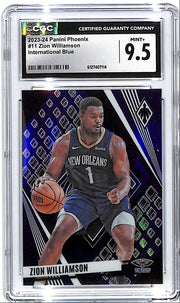 2023-24 Phoenix Zion Williamson International Blue /35 CGC 9.5 Pelicans