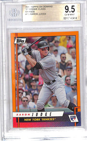 2017 Topps On Demand Aaron Judge Rookie Class Orange BGS 9.5 Yankees