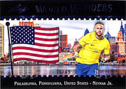 2026 Leaf World Wonders Neymar Jr Blue /49 Brazil