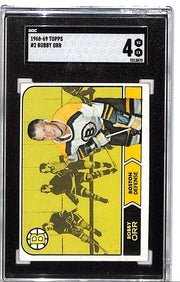 1968-69 Topps Bobby Orr #3 SGC 4 Boston Bruins