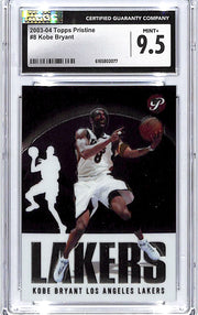 2003-04 Topps Pristine Kobe Bryant #8 CGC 9.5 Lakers