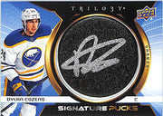 2022-23 Upper Deck Trilogy Dylan Cozens Signature Pucks Auto Autograph Sabres