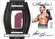 2024 Panini Flawless WWE Ken Shamrock Auto Autograph Patch Relic /25