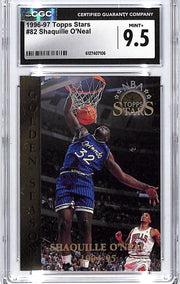 1996-97 Topps Stars Shaquille O'Neal #82 CGC 9.5 Magic