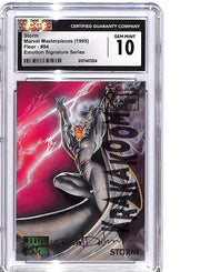 1995 Fleer Marvel Masterpieces Storm Emotion Signatures Series #94 CGC 10